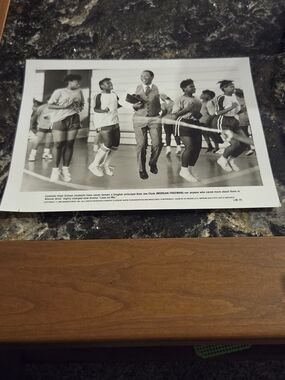 Black & White Movie Still Photo Featuring Morgan Freeman Scene